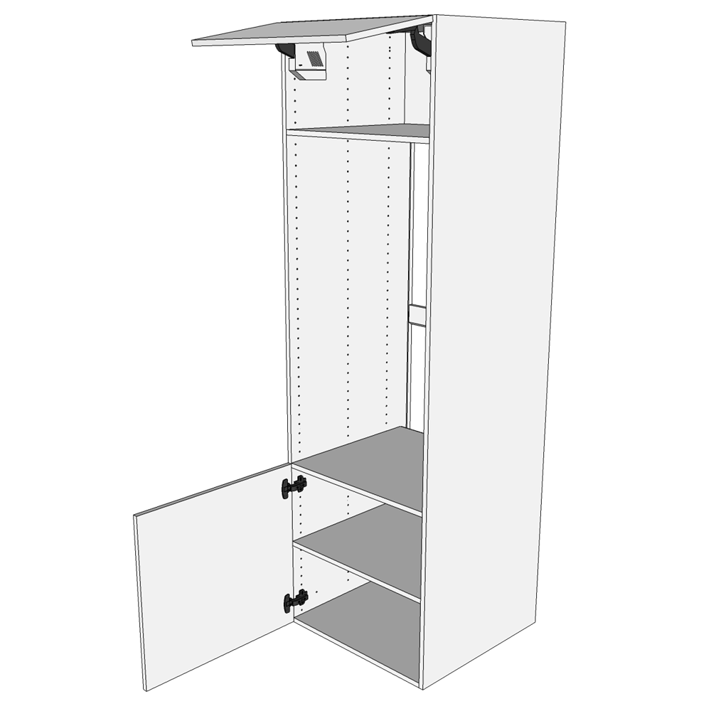 Multi Living Køkken Indbygningsskab I Wien Til Ovn H: 195 2 Cm D: 60 0 Cm Toplåger & Hyldeskab Bredde: 60 Cm