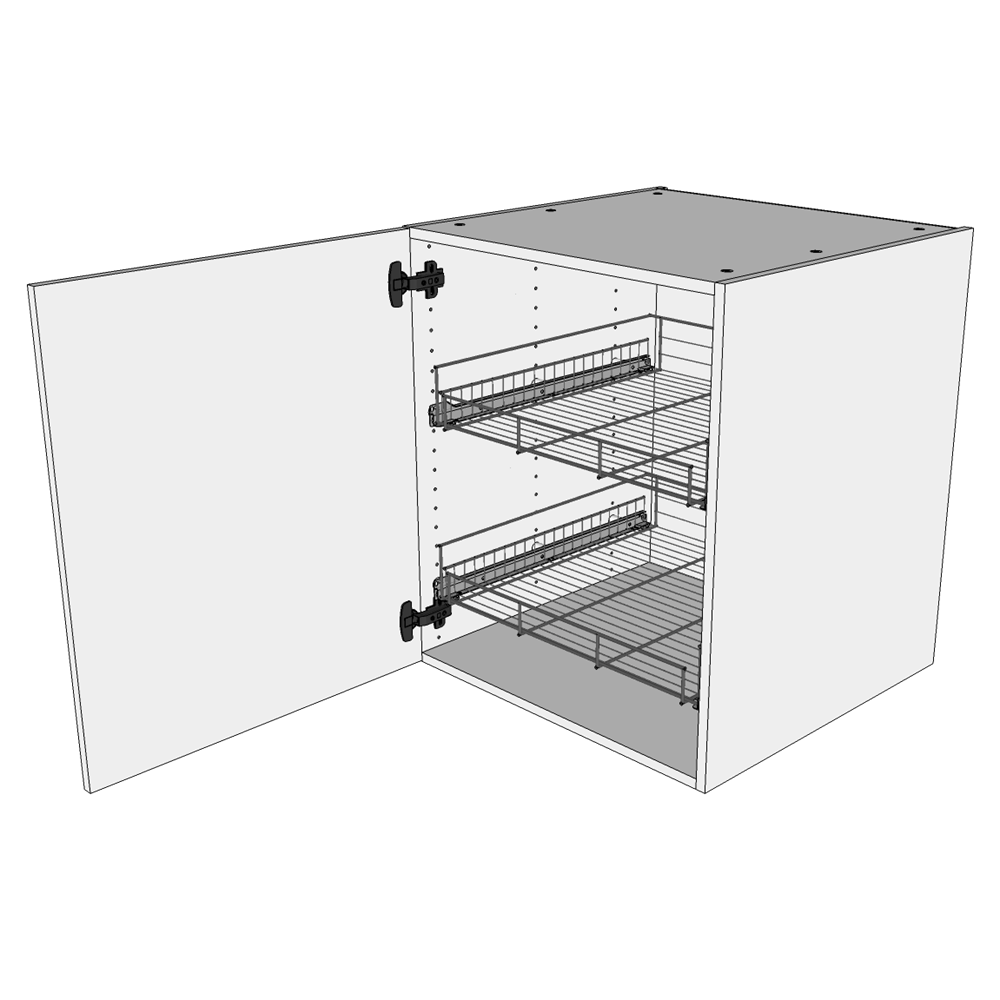 Multi-Living Køkken grydeskab i Wien underskab H: 70,4 cm D: 60,0 cm -  Inklusiv 2 udtræksriste - Bredde: 50 cm