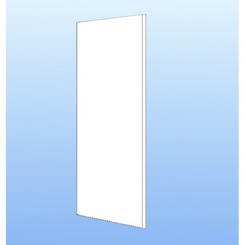 Multi-Living Hvid Folie Gavlafdækning 195.2x60x1.6cm